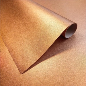 Papel Kozo metálico brillante (cobre): papel morera tailandés de Kozo Studio