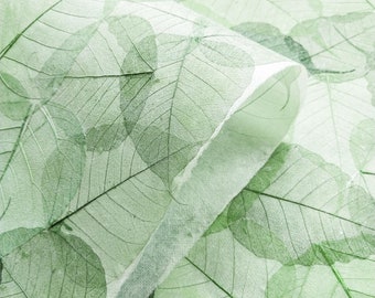 Handmade Buddha Leaf Mulberry Paper (Green) by Kozo Studio