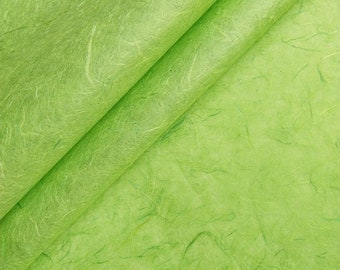 Carta Washi Unryu Kozo (verde lime) - Carta di gelso tailandese di Kozo Studio