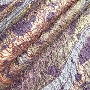 Carta Washi Milano Marble Momigami Kozo (Design 12, Viola) - Carta di gelso tailandese di Kozo Studio