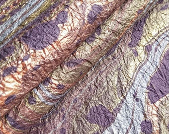 Milano Marble Momigami Mulberry Paper (Design 12, Purple) by Kozo Studio