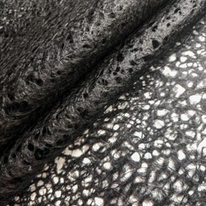 Papel washi Kozo con encaje Asarakusui (negro) - Papel morera tailandés de Kozo Studio