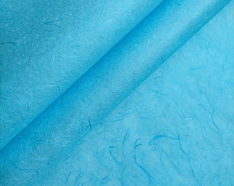 Papel de parede Unryu Mulberry (Azul Atol) da Kozo Studio