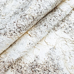 Carta Kozo fatta a mano Earthy Harmony (Chiri e Bianco) - Carta di gelso thailandese di Kozo Studio