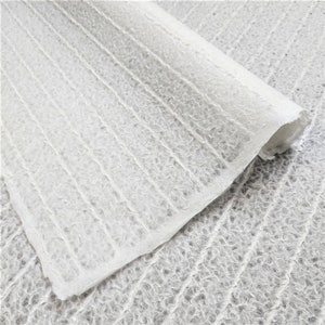 Carta Washi Kozo in pizzo fatta a mano (motivo a strisce) - Carta di gelso tailandese di Kozo Studio