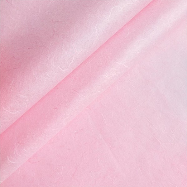 Unryu Kozo Washi Paper (Classic Pink) - Thai Mulberry Paper by Kozo Studio