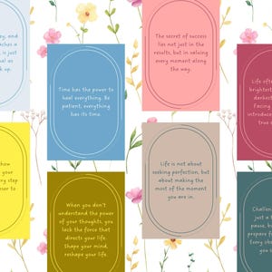 Carte numérique de citation inspirante,Confirmation motivante,Inspiration quotidienne,Pensée positive,Gestion du stress,Planificateur gratuit,Devise quotidienne