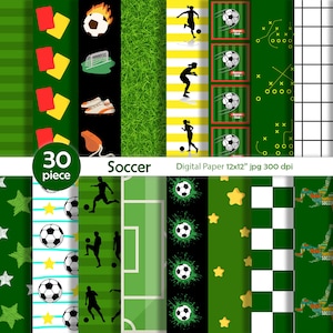 Digitales Fußballpapier, Fußballpapier, Fußballspieler-Papier, Sport-Sammelalbum, Fußball-Hintergrund, Fußball-Tapete, Fußball-Geschenk
