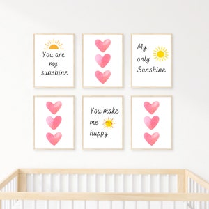 Printable Nursery Art &quot;You Are My Sunshine&quot;