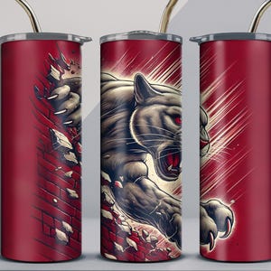 Panther Tumbler Wrap png | Collage tumbler | 20 oz Skinny Tumbler Sublimation | Digital DOWNLOAD | black Panther tumbler | Party Tumbler