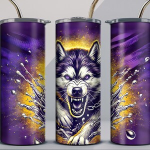 Husky Tumbler Wrap png | Collage tumbler | 20 oz Skinny Tumbler Sublimation | Digital DOWNLOAD |  Husky tumbler | party Tumbler | Student