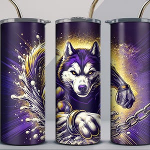 Husky Tumbler Wrap png | Collage tumbler | 20 oz Skinny Tumbler Sublimation | Digital DOWNLOAD |  Husky tumbler | party Tumbler | Student