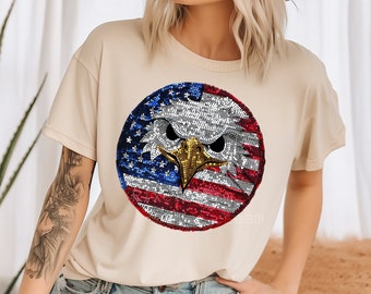 4th Of July png, USA Png, Independence Day Png, Sparkly USA eagle, 4th Of July Sublimation, America Png, Patriotic, American Bald Eagle png