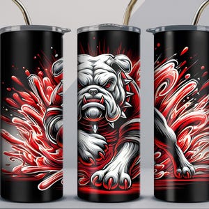 Bulldogs Tumbler Wrap png | Collage tumbler | 20 oz Skinny Tumbler Sublimation | Digital DOWNLOAD |  party Tumbler | Student gift | Bulldogs