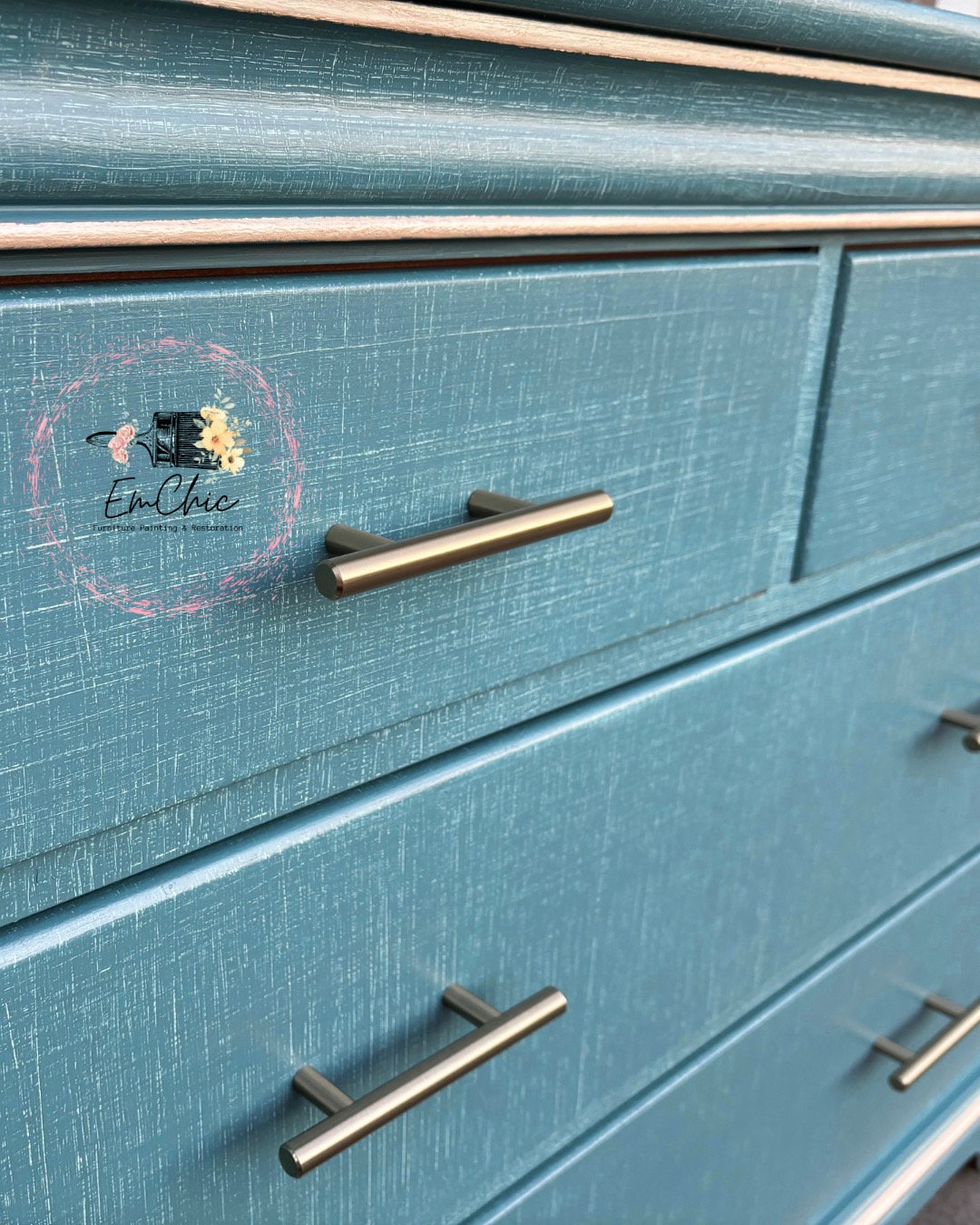 Teal Painted Dresser - Etsy