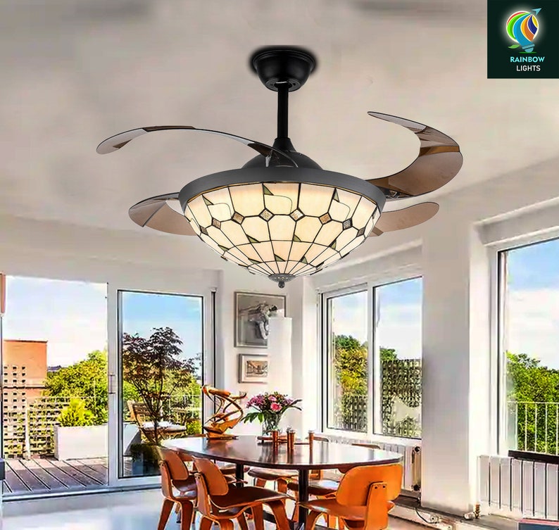 42 Tiffany Chandelier Ceiling Fan Modern Ceiling Fan Ceiling Fan With