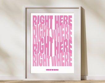 Dom Dolla Rhyme Dust House Music Pink Poster Print