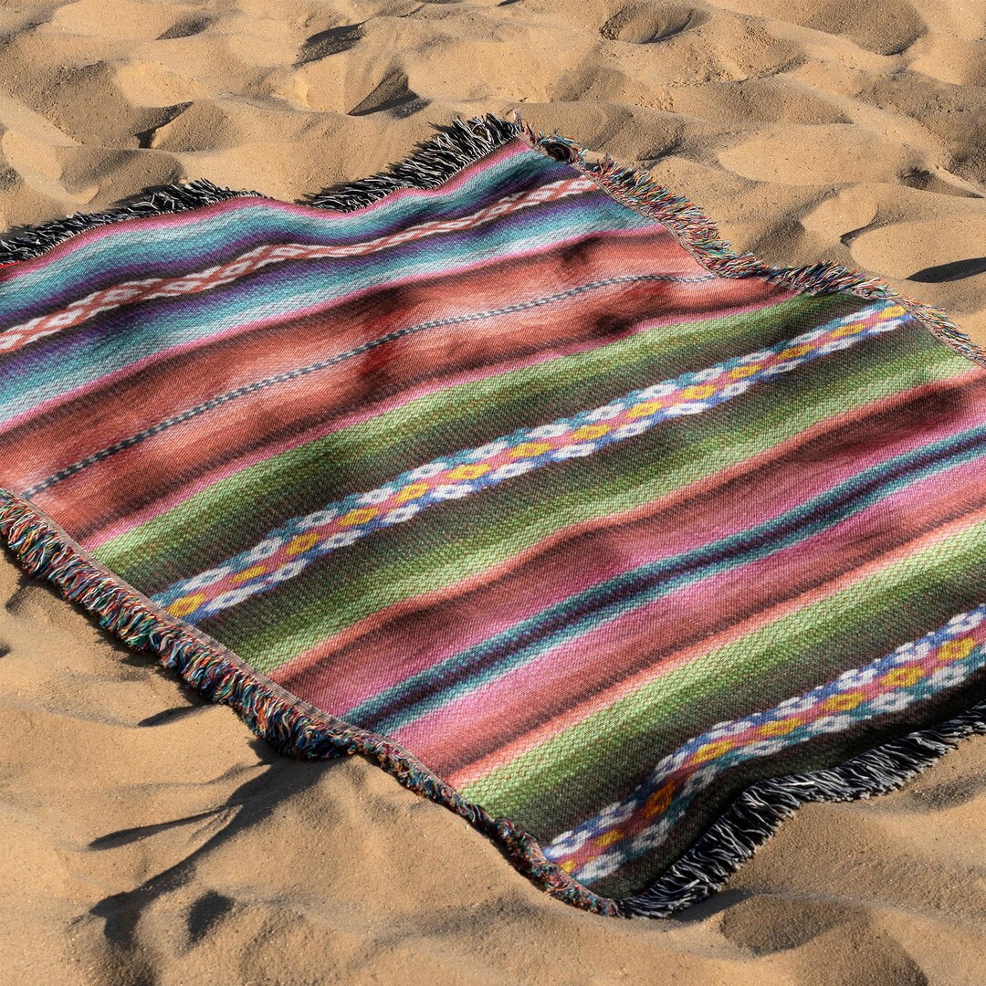 Pattern Print Baja Serape Mexican Blanket Premium Backpack main image 1