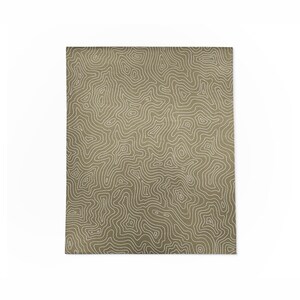 Topographic Map Gold Rug | Beach House Carpet | Indoor Outdoor Floor ...