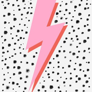lightning bolt print png