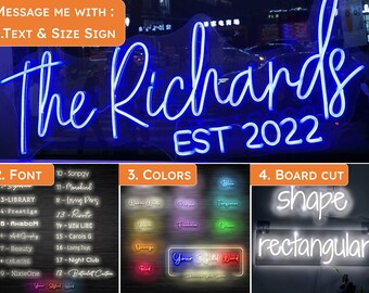 Néon LED  France DEVIS en 2h Livraison 9jrs gratuit | Neon Led sign  2024 Custom Lights Wall Name Birthday | Personnalisation Fête Mariage
