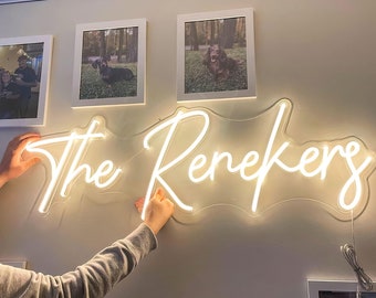 Néon Personnalisable LED DEVIS gratuit en 2h Livré en 9jrs | Neon LED sign  2024 Custom Enseigne | Sign neon led logo name | Project Cust.