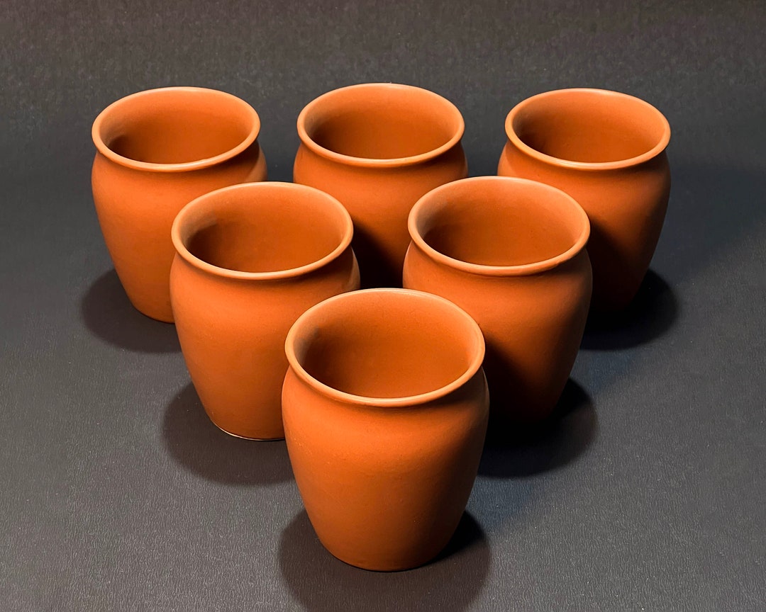 Terracotta Earthen Cups for Drinking Indian Mitti Tea Cups Hot and Cold