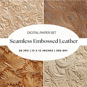 Digitales Papier Nahtlos Geprägtes Leder, Leder Textur, Kommerzielle Nutzung, Digitales Papier Download, Nahtloses Design, Jpg 300 Dpi inklusive