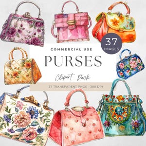 Designer Purse PNG, Luxury Tumbler Wrap, Digital Download, Fashion Clipart, Sublimation Template for Gifts, nstant Download for Crafts
