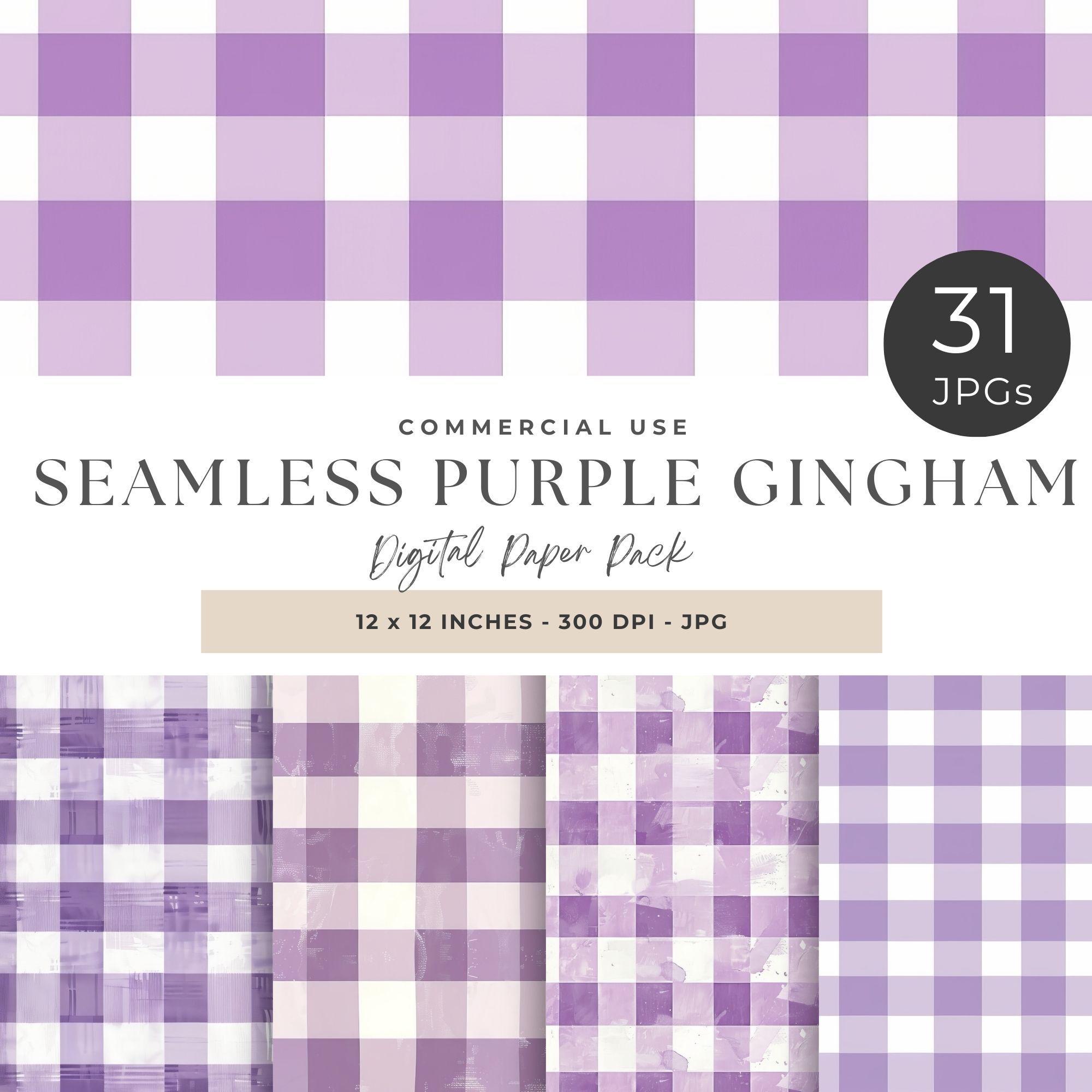 Gingham Plaid Digital Paper Bundle, Seamless Patterns (JPG) - Etsy