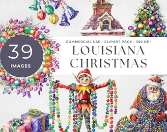 Louisiana Christmas Png, Cajun Christmas PNG, Merry Christmas Y'all, Heaux Heaux Heaux, Southern Holiday Design, Bayou Winter Holidays