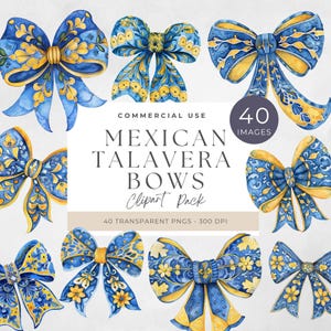 Laço mexicano PNG, design de sublimação para Cinco de Mayo, azulejo mexicano Talavera, download digital para festas, festa colorida, uso comercial