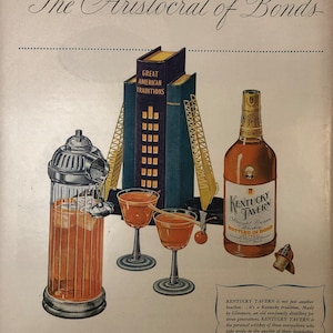 Kentucky Tavern Whiskey Alcohol Advertisement Man Cave Decor Home Decor Original Advertisement Wall Art Collectible Bar Decor Time Life Ad