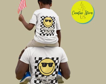 Cool Dads Club T-Shirt Set, Matching Father's Day Gift, Family Outfit, Baby + Big Kid Tee, Matching Dad and Kids, Personalized Father's Day