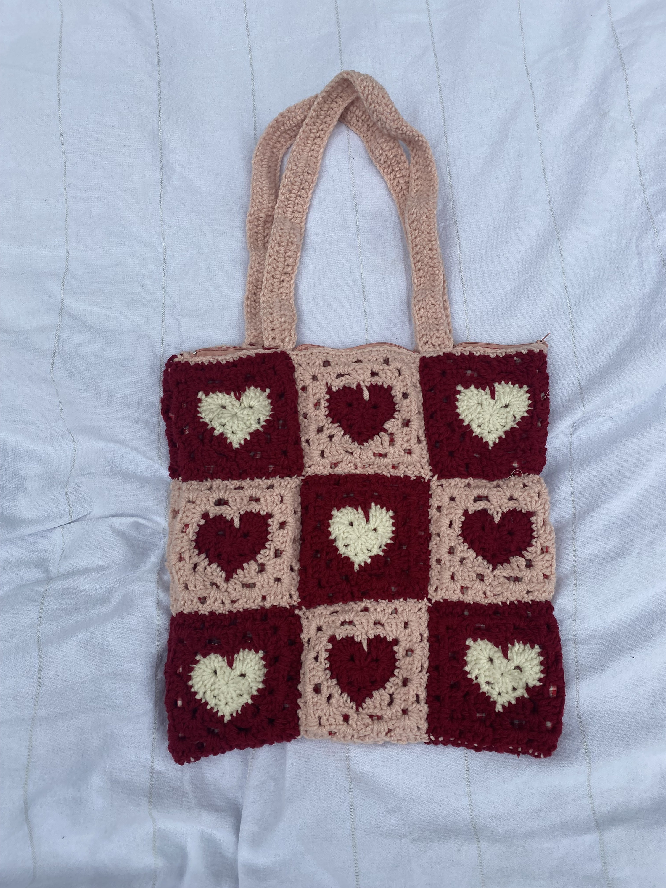 Crochet Bag Pattern-valentina Bag-crochet Handbag Pattern Pdf-crochet Bag-heart  Bag-crochet Handbag-valentine Bag-crochet Handmade Bag Purse 