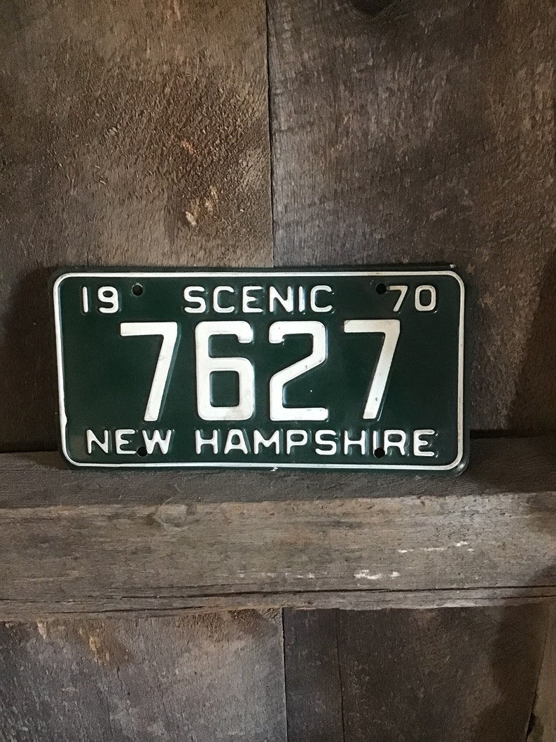 Rare Sought After LOW NUMBER New Hampshire License Plate Etsy