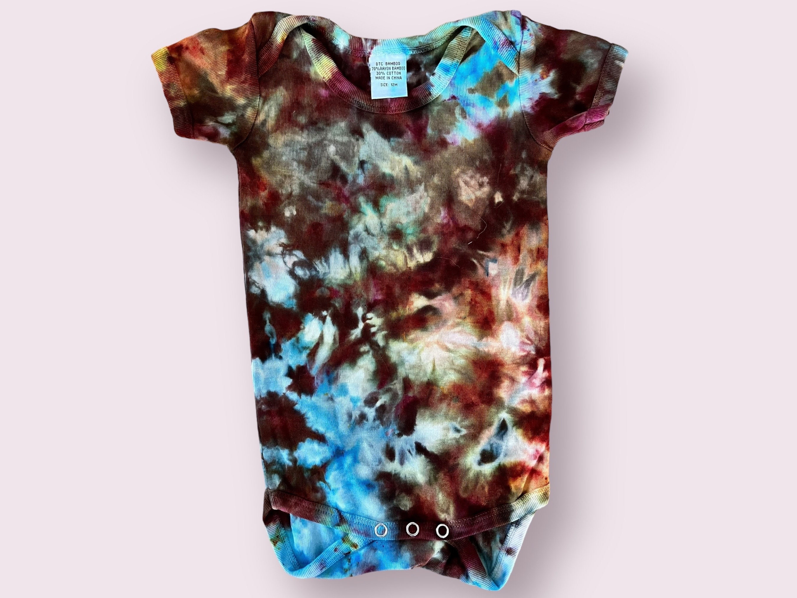 Gravity Threads Mens Tie-Dye Short-Sleeve T-Shirt - Rainbow - 4X