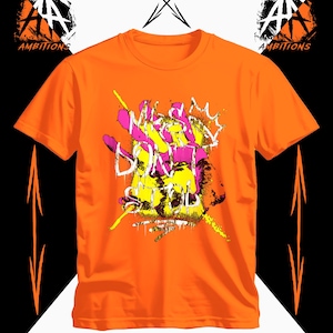 mrs. don&#39;t stop Abstract Graffiti Design T-Shirt, Colorful Splash Urban Art Tee, Unisex Street Style Shirt, Hip Hop Fashion Top, Casual Wear