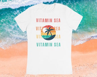 Beachy Shirts Spring Break Shirt Mother Daughter Vacation Shirt Beach Bum Shirt Summer Time Shirt Best Selling Shirts Vitamin Sea Oversized
