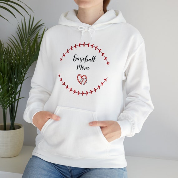 Baseball mom hoodie deals
