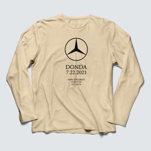 Donda Album Listening Party Tribute Long Sleeve 7.22.2021 Mercedes-Benz Stadium T-Shirt