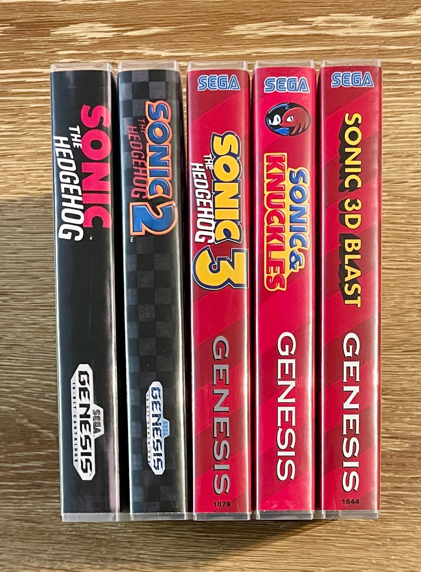 Sonic and Knuckles - Sonic 1 -2 - 3 - Sonic 3D Blast - SEGA Genesis ...