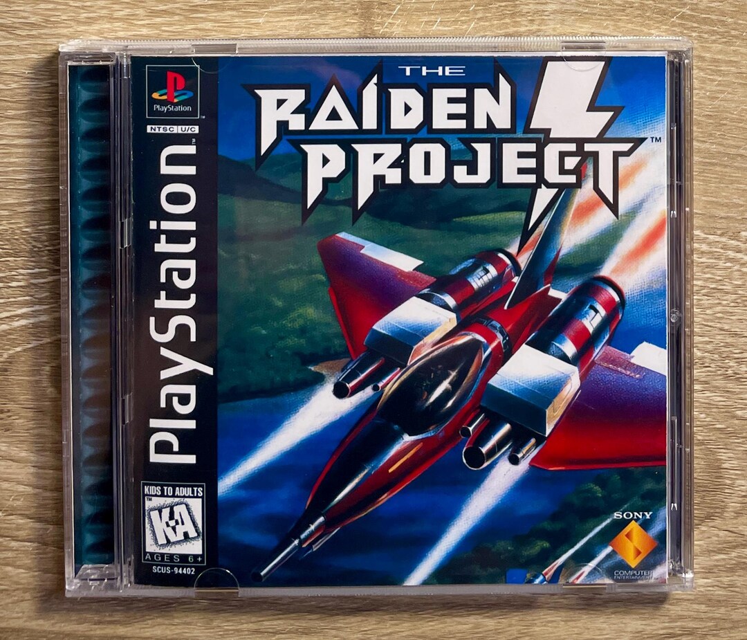 The Raiden Project Box The Raiden Project - Playstation 1 - Custom Replacement Game Case - No ...