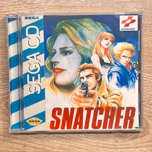 Snatcher - Sega Mega CD Custom Jewel Case - No Disc or Manual - Free Shipping