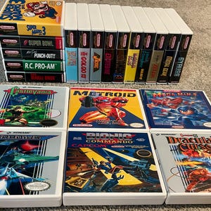 New Replacement Game Cases - Nintendo Entertainment System - Pick Any Title - Free Shipping - No Carts or Manuals Included