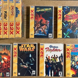 Sega Genesis 32X - Replacement Game Cases - Pick Any Title - Free Shipping