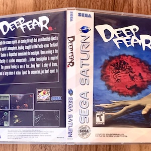 Deep Fear - US Variant - 2 Disc DVD Case - Sega Saturn Custom Game Case