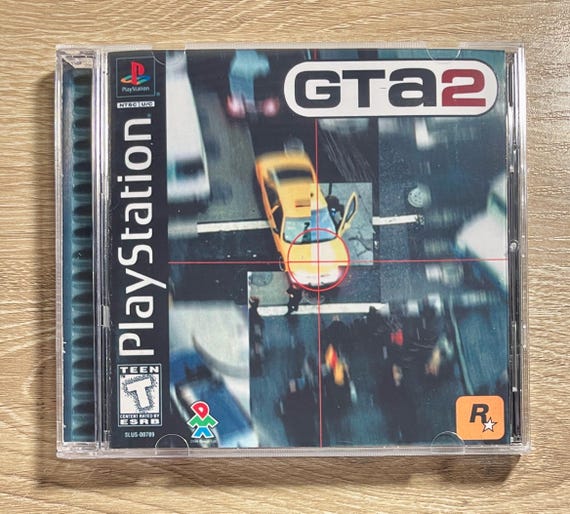 Grand Theft Auto 2 - Playstation 1 - New Custom Replacement Game