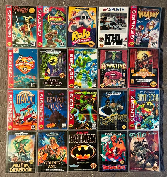 Pick Any Title - SEGA Genesis / Mega Drive - New Clear Universal