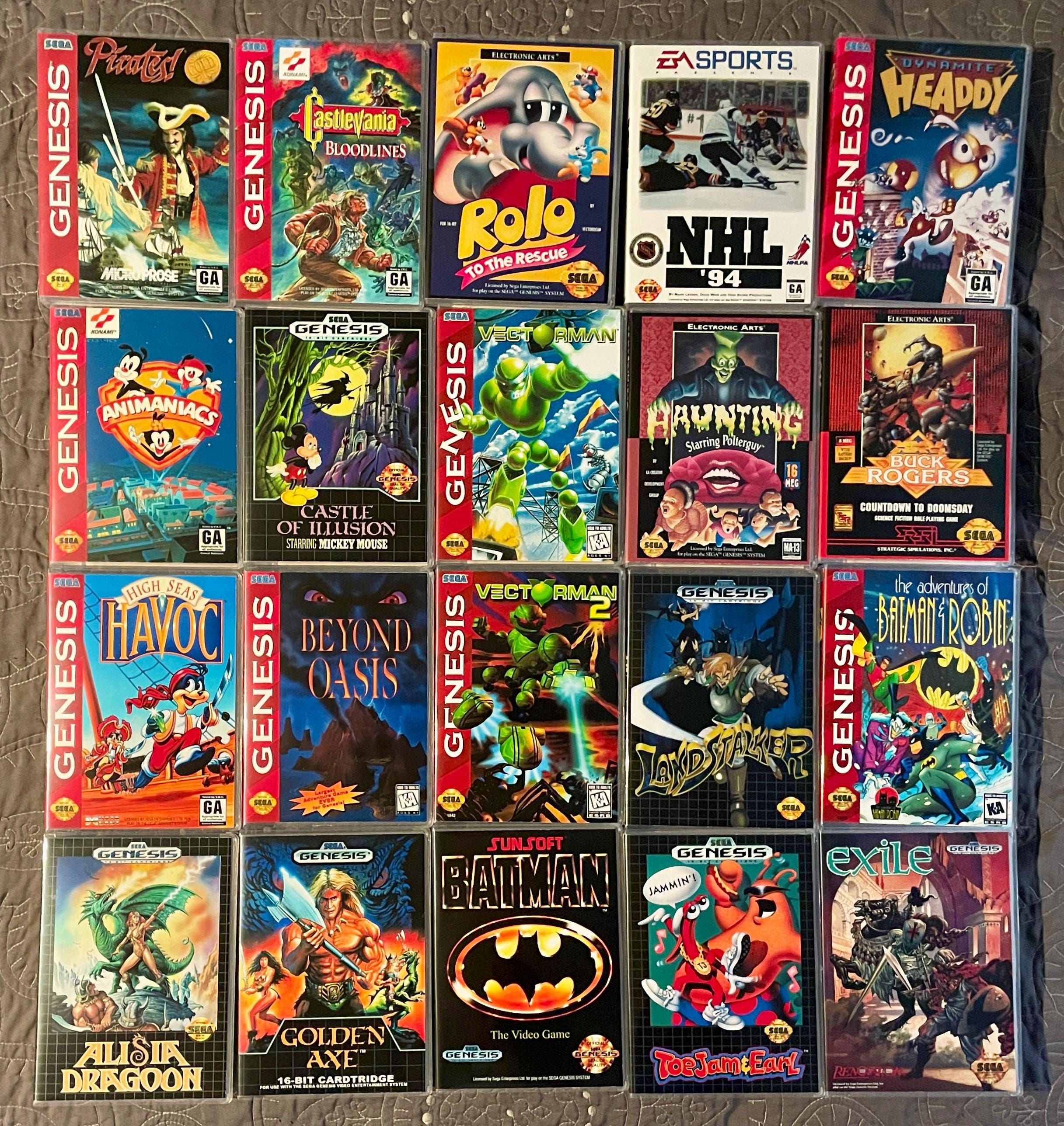 Pick Any Title - SEGA Genesis / Mega Drive - New Clear Universal